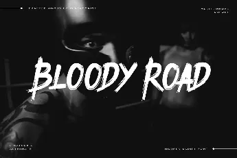 Bloody Road DEMO font