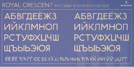 Royal Crescent font