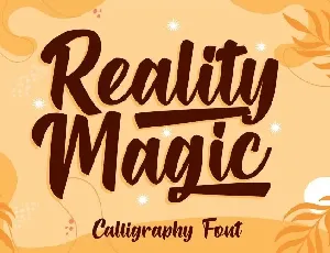 Reality Magic font