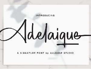 Adelaique font