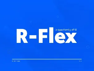 R-Flex Sans Serif font