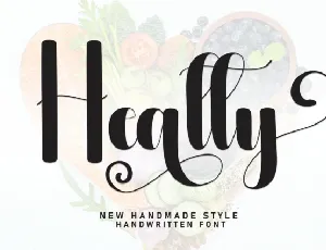 Healty Script font