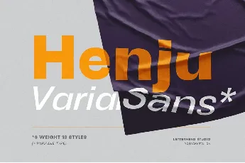 Henju font