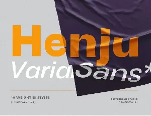 Henju font