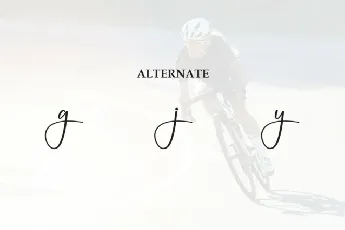 Bicycle Script Typeface font