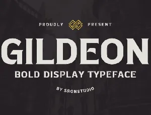 Gildeon font