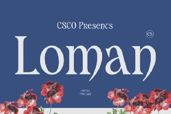 CS Loman font