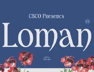 CS Loman font