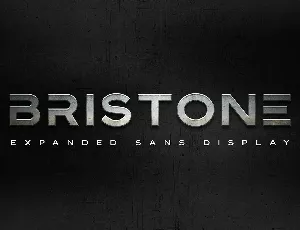 Bristone Sans Display Typeface font