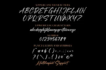 Blacklist font