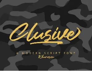 Clusive font