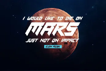 SPACE MISSION font