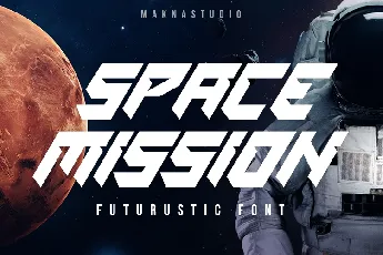 SPACE MISSION font