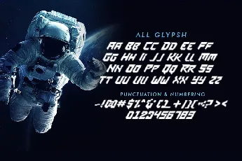 SPACE MISSION font