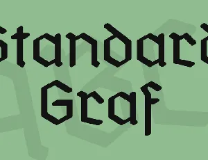 Standard Graf font