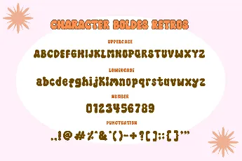 Boldes Retros font