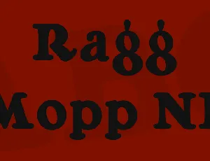 Ragg Mopp NF font