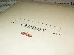 Crimson Text Family font