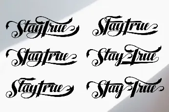 Staytrue font