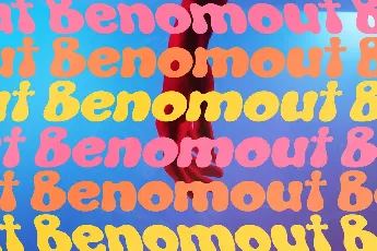 Benomout font