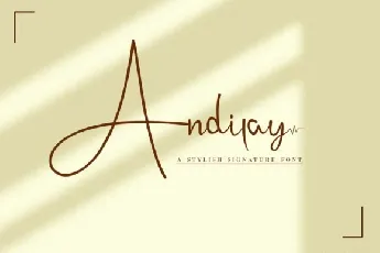 Andilay font