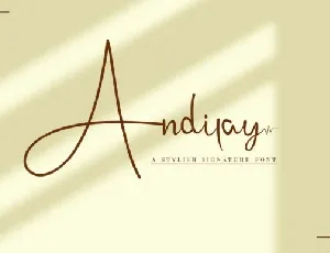 Andilay font