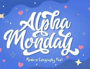 Alpha Monday font