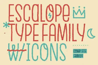 Escalope Family font