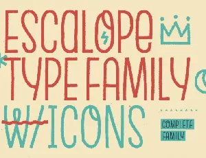 Escalope Family font