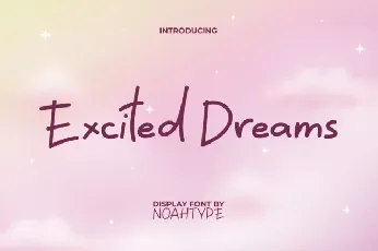 Excited Dreams font