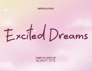 Excited Dreams font