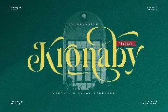 Kronaby font