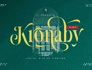 Kronaby font