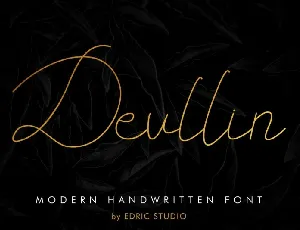 Devllin Handwritting font