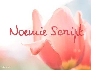 Noemie Script Free font