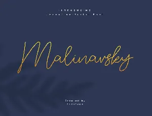 Malinavsky font