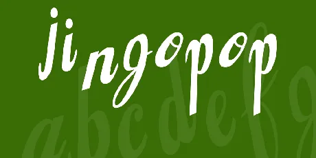 Jingopop font