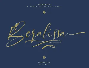 Beralissa font