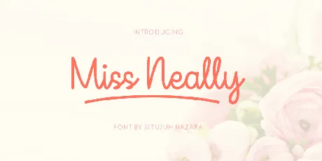 Miss Neally font