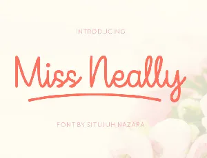 Miss Neally font