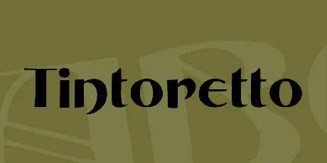 Tintoretto font