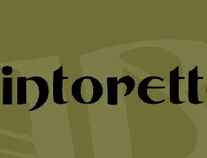 Tintoretto font