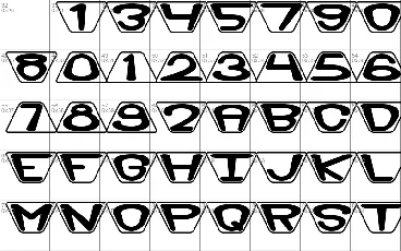 Zoidal BRK font