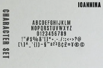 Ioannina font