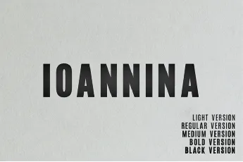 Ioannina font