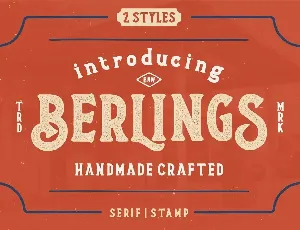 Berlings font