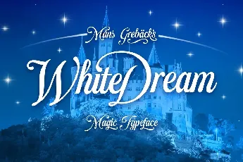 White Dream font