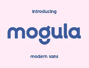 Mogula font