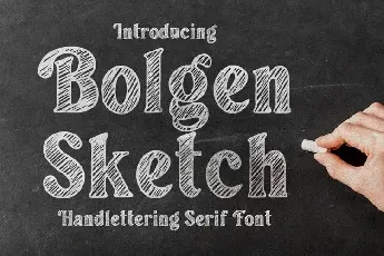 Bolgen Display font