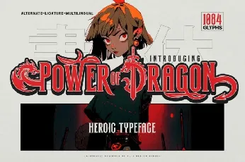 Power of Dragon font